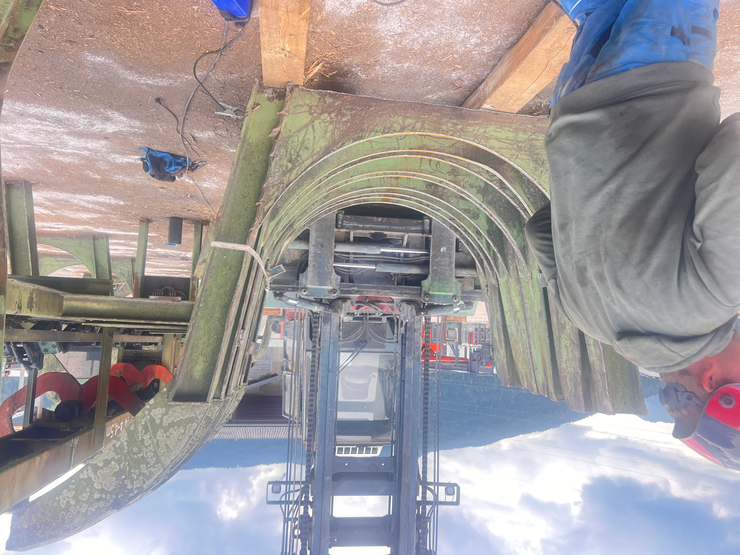 Impianto di selezione dei tronchi con scortecciatore - Immagine 20