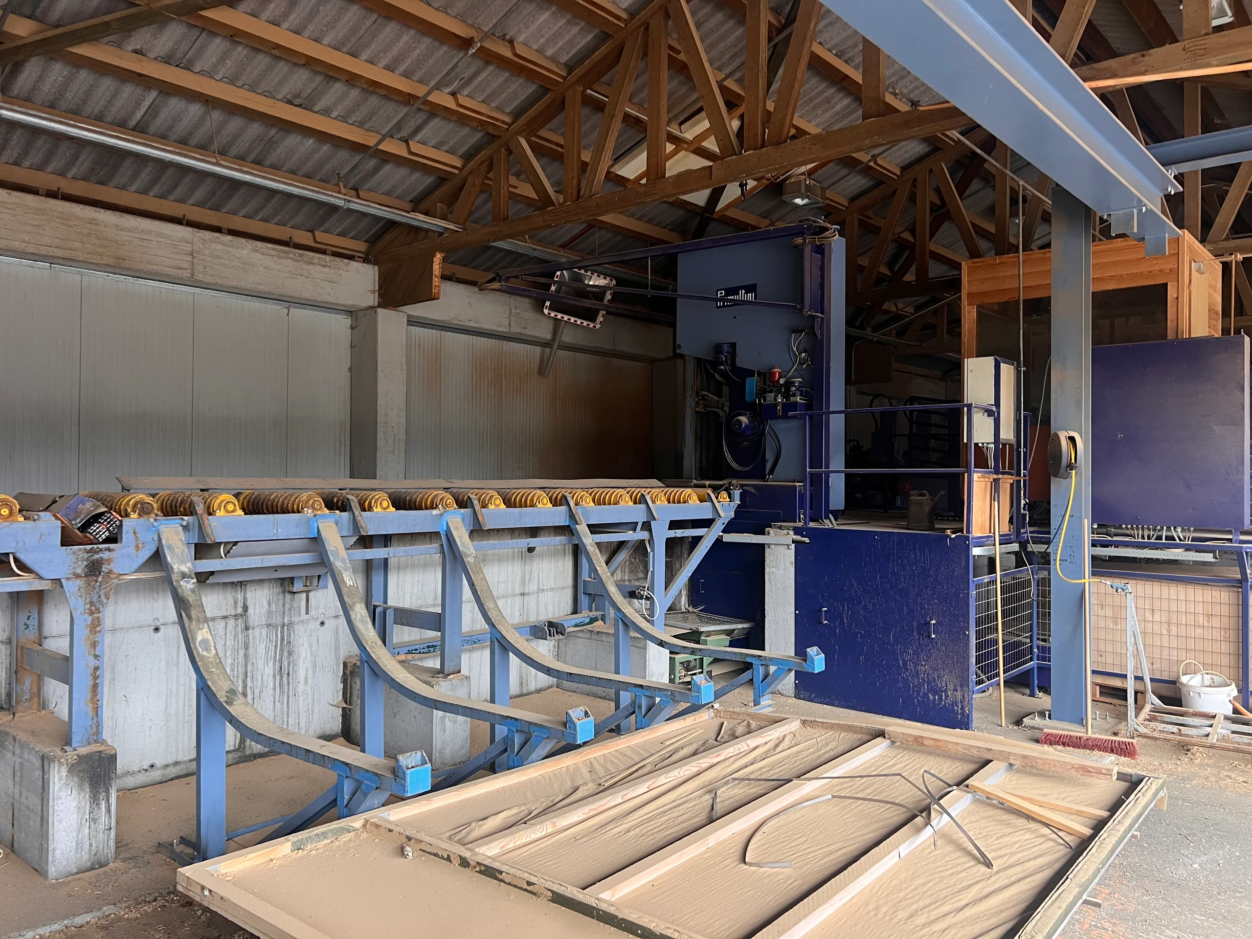 Seghe a nastro per legname pesante