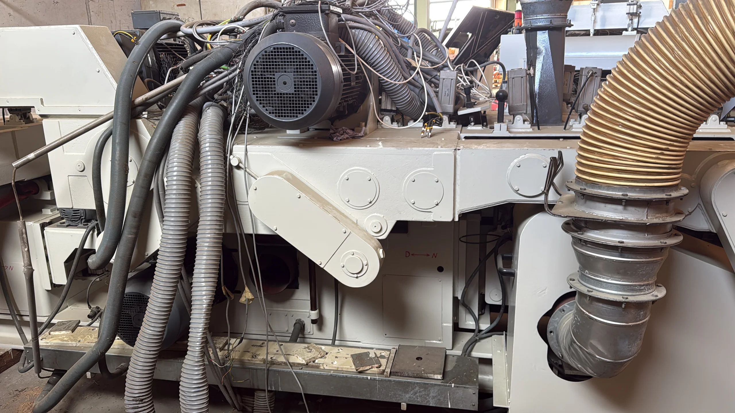 Combinazione pialla-sega REX a 2 lati ad alte prestazioni modello: HOMS-410-K (MSS + A + D + MS-SP) - Immagine 5