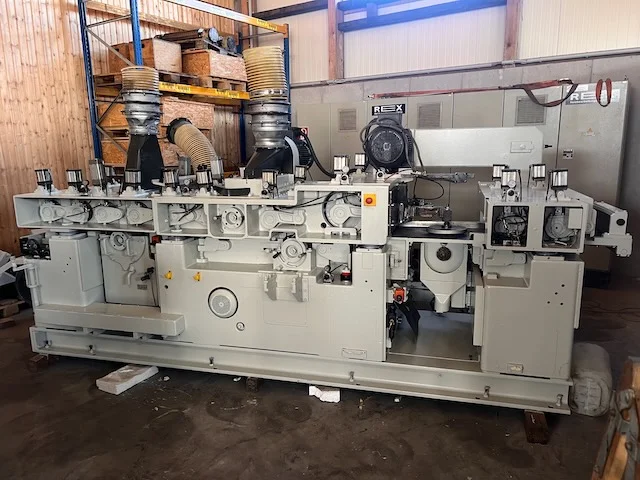 Combinazione pialla-sega REX a 2 lati ad alte prestazioni modello: HOMS-410-K (MSS + A + D + MS-SP)